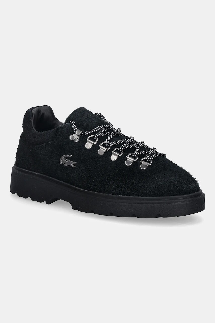 Semišové tenisky Lacoste Baseshot Winter Sneakers tmavomodrá farba, 50SMA0046