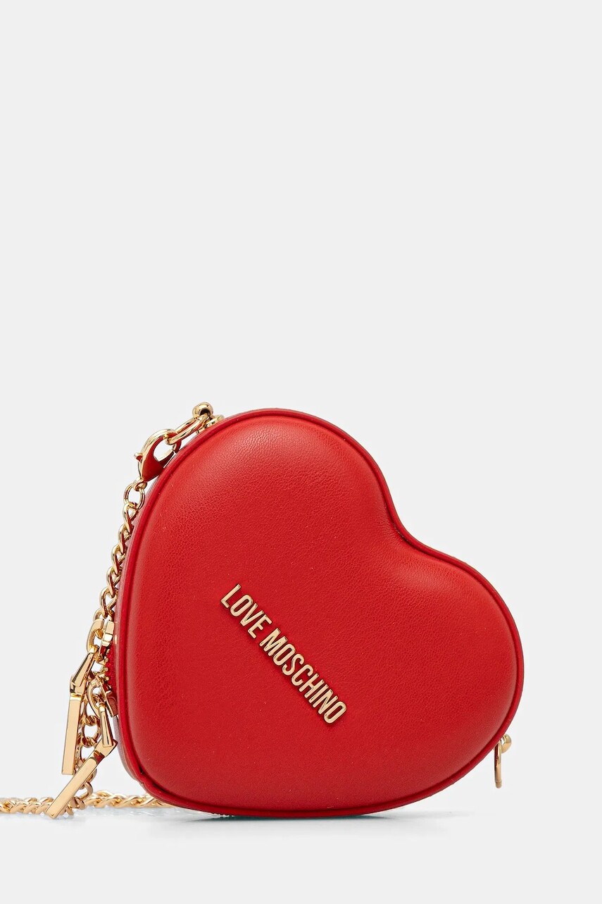 Kabelka Love Moschino červená farba, JC4326PP0NKV0500