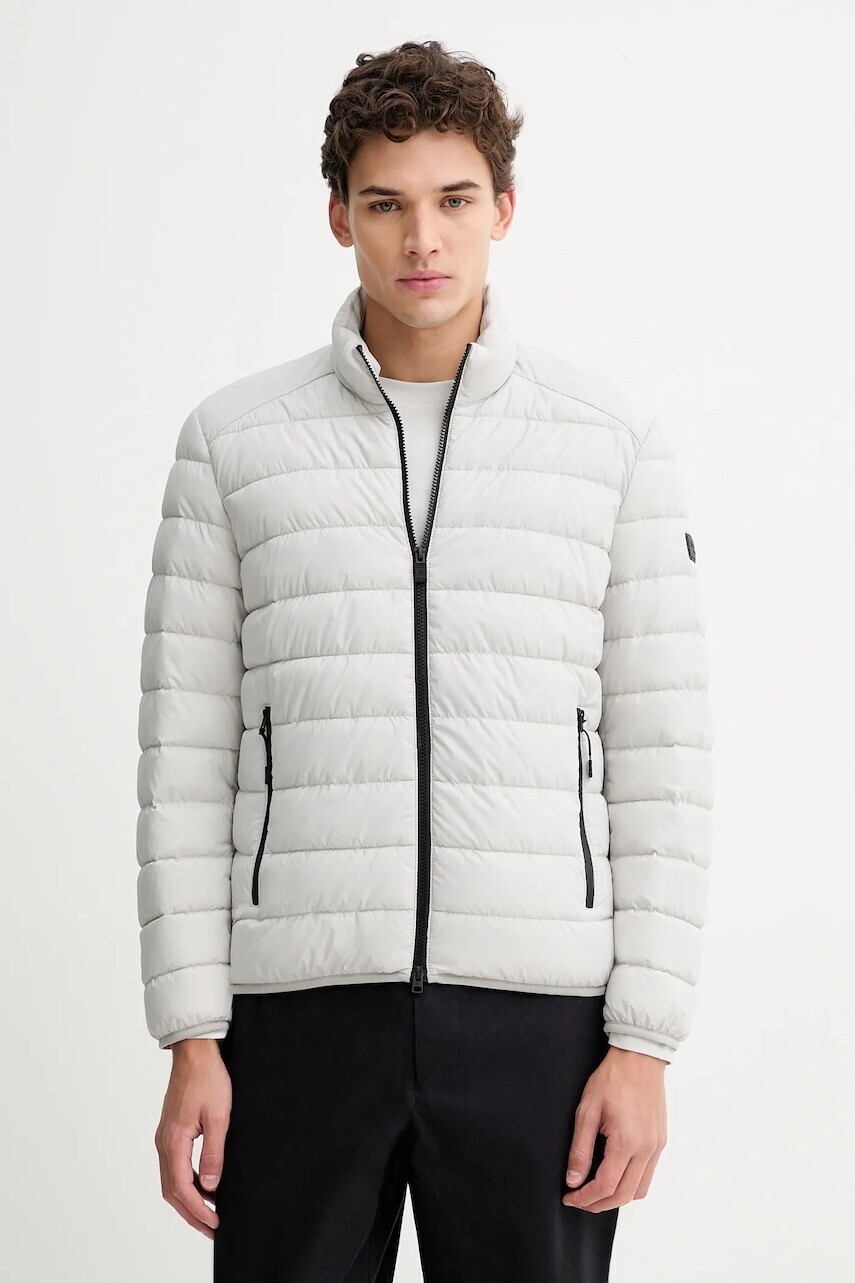 Bunda Marc O'Polo šedá farba, prechodná, 620096070204