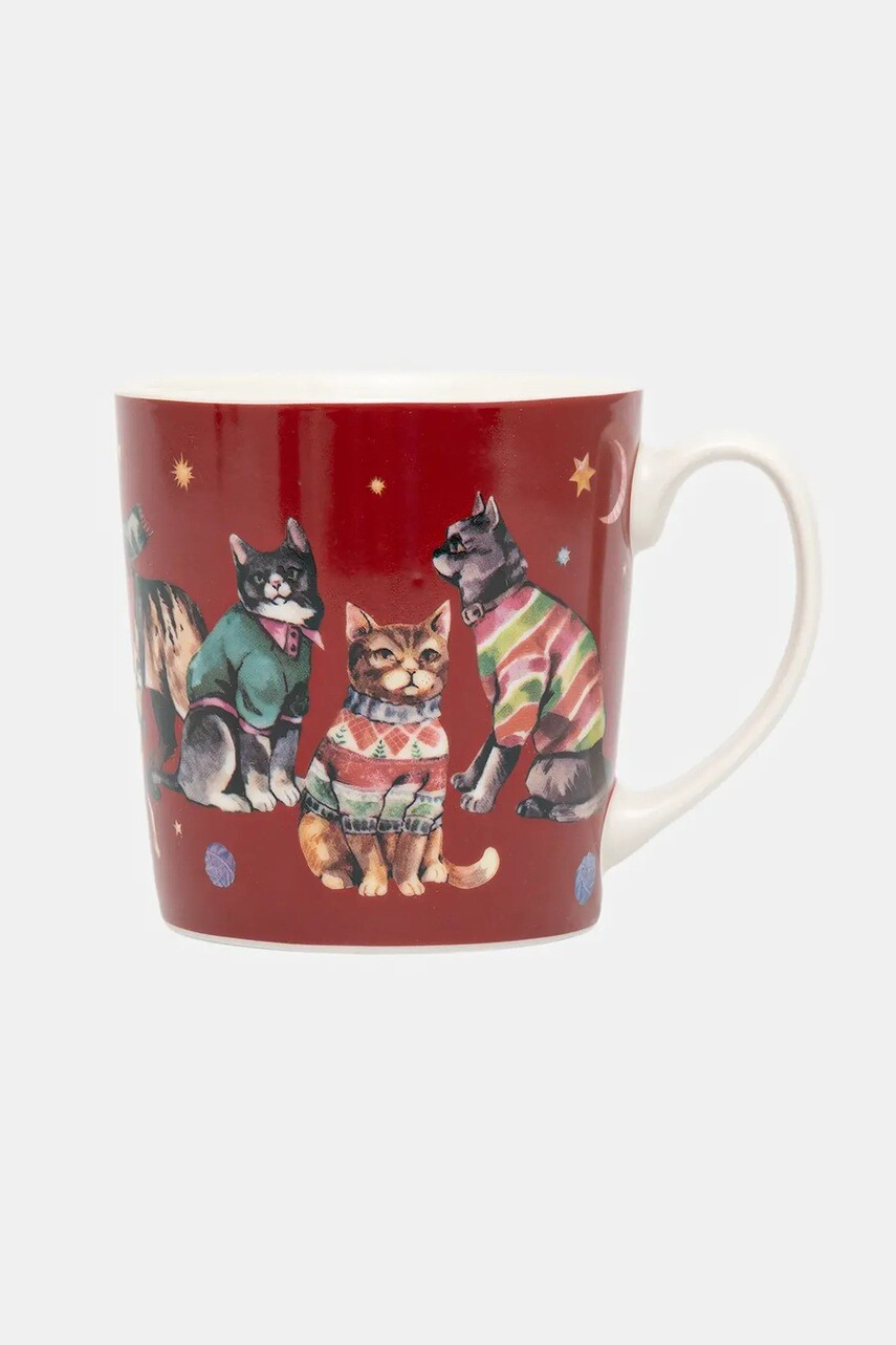 Keramický hrnček Medicine bordová farba