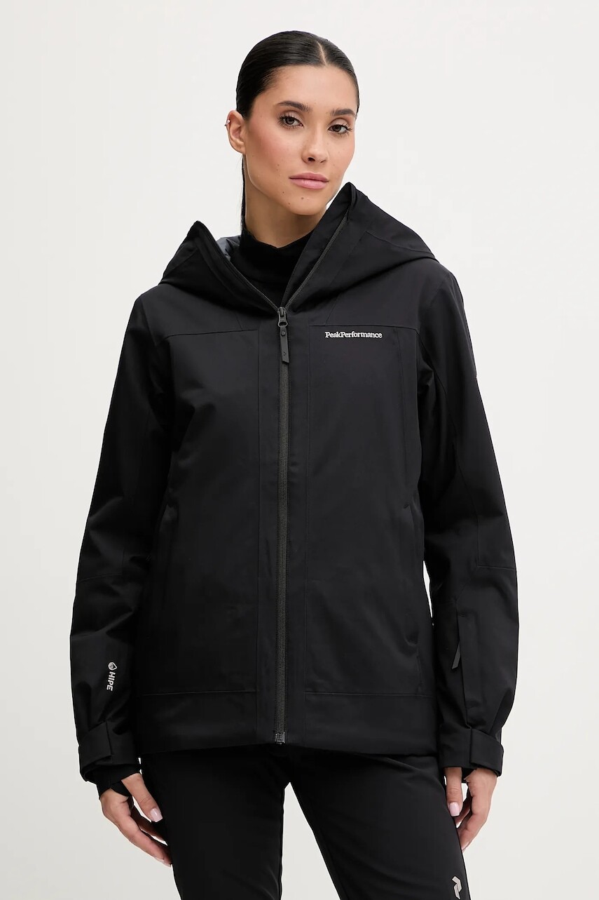 Lyžiarska bunda Peak Performance Rider čierna farba, G80508