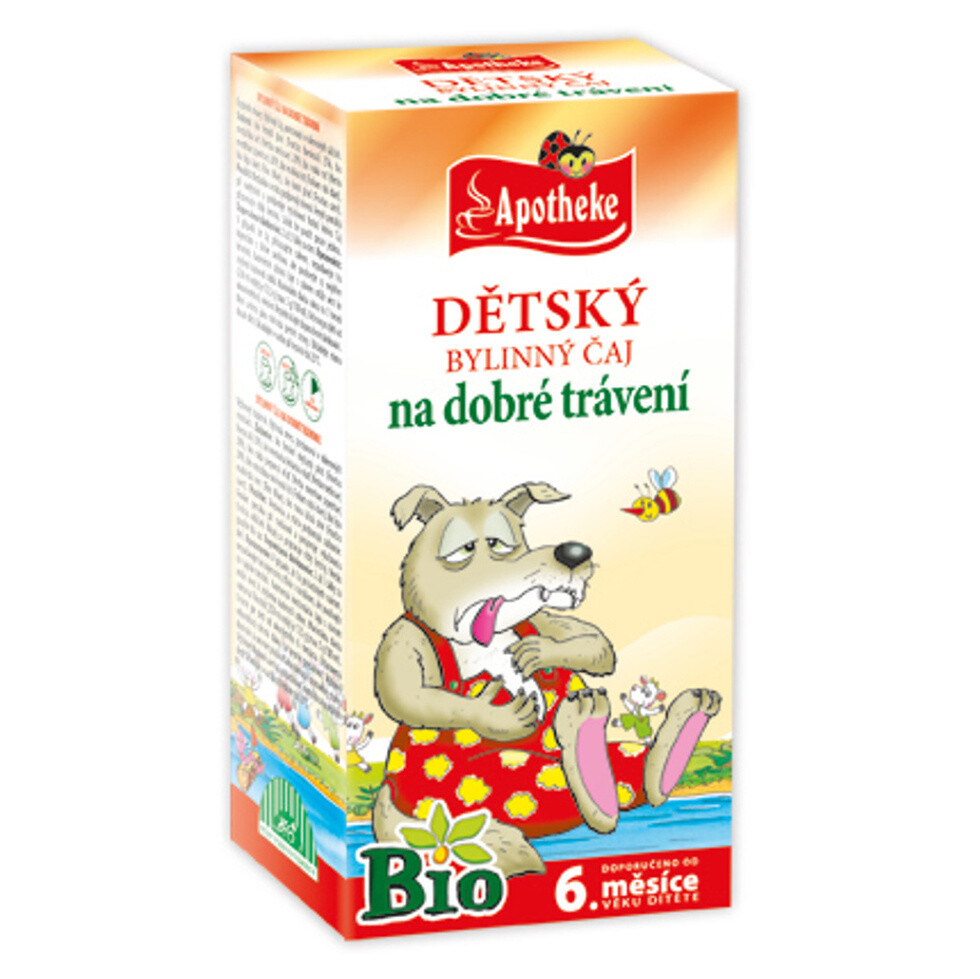 APOTHEKE BIO ČAJ DETI  PRI TRÁVENÍ 20 X 1,5 G