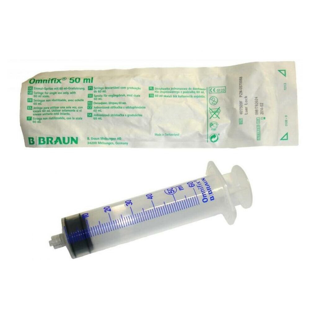 B.BRAUN Omnifix injekčná striekačka 50 ml