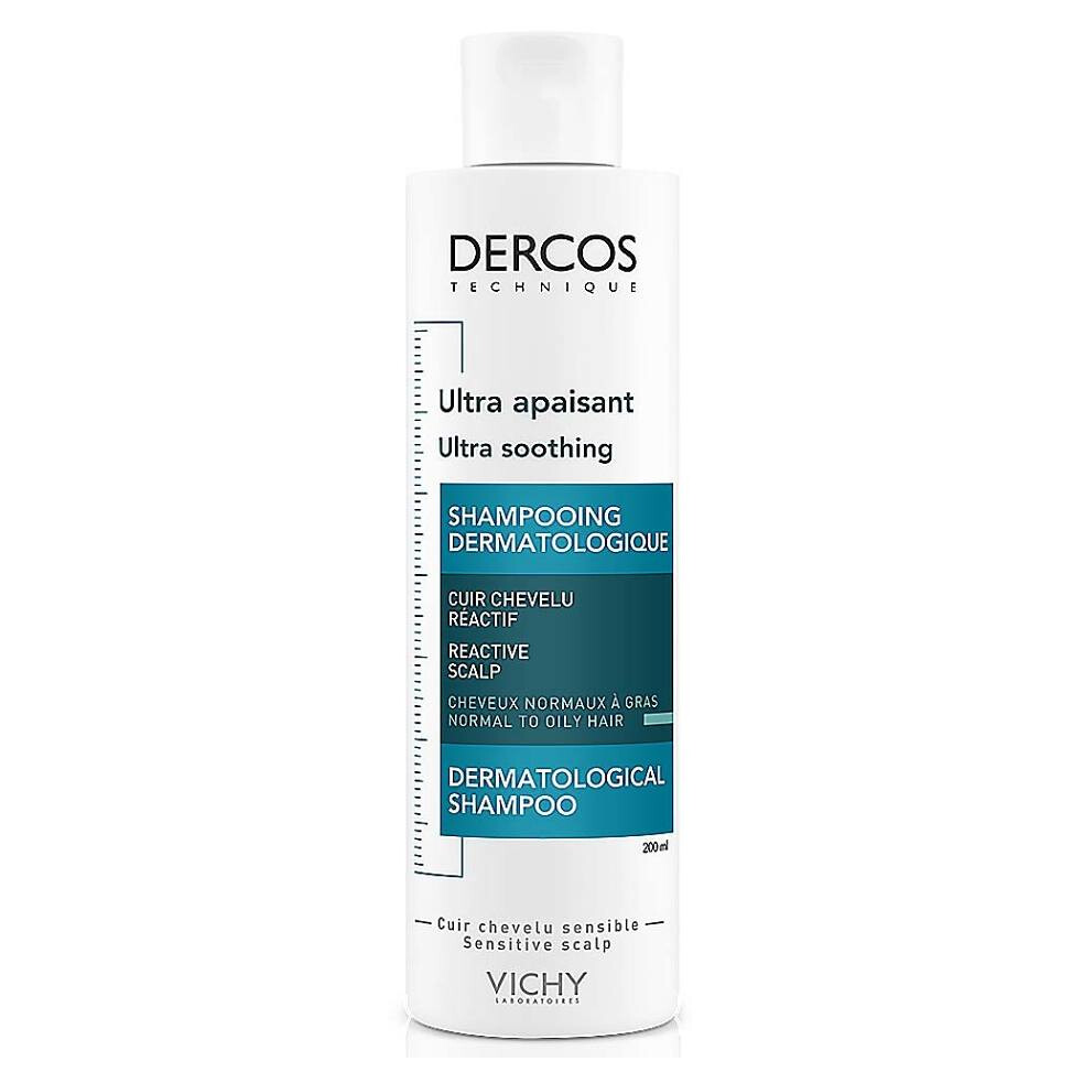 VICHY Dercos Technique Ultrazklidňující šampón pre normálne až mastné vlasy 200 ml