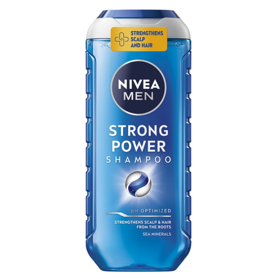 NIVEA MEN posilňujúci šampón pre normálne vlasy Strong Power 250 ml
