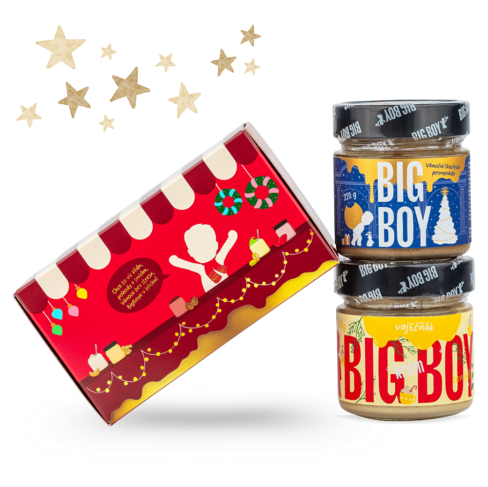 BIG BOY Duo pack vianočný večer pri krbe krém 440 g