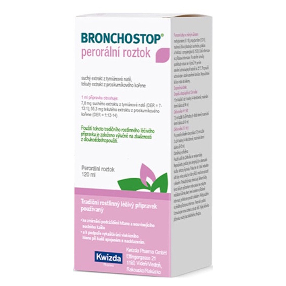 BRONCHOSTOP Perorálny roztok 120 ml