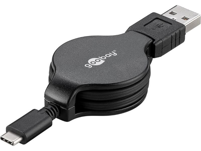 Kábel GOOBAY 45743 USB/USB-C 1m Black