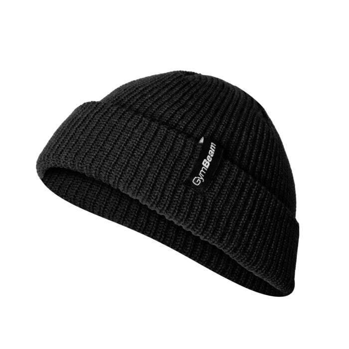 GymBeam Čiapka Fisherman Beanie Black  UNI