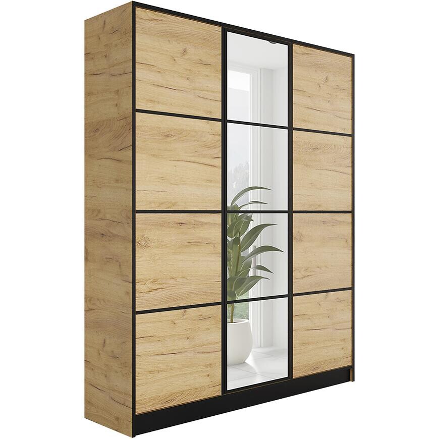 Skriňa Eden 3d 157 Dub Craft Zlatý 2