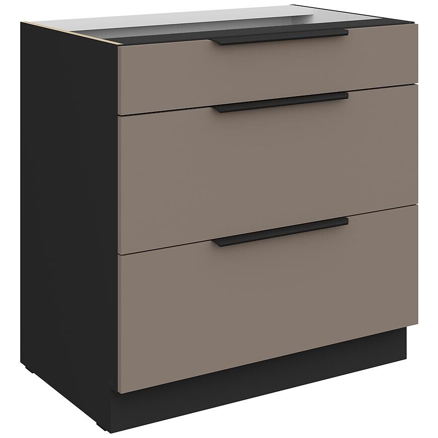 Kuchynská skrinka Aria-Ta/Bl Anti Fingerprint 80d 3s Bb