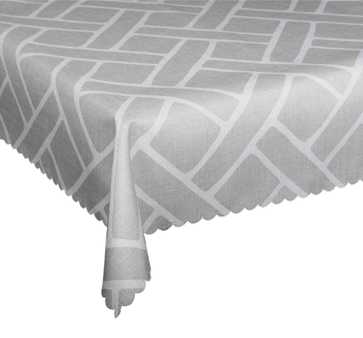 Obrus s nešpinivou úpravou, Boni, sivý