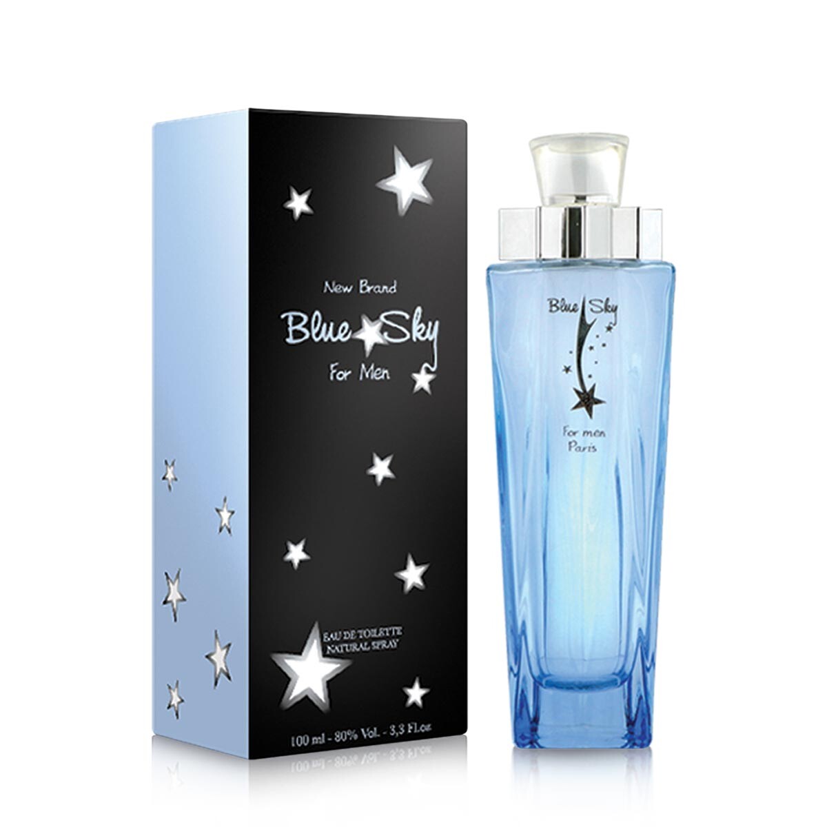 New Brand  Blue Sky  Men   EDT 100ml (alternatíva Thierry Mugler )