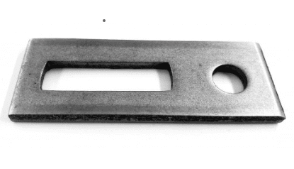 Solar AL PV-07 Montážny adaptér / plochý držiak pre fotovoltaiku Veľkosť: 45x80x3