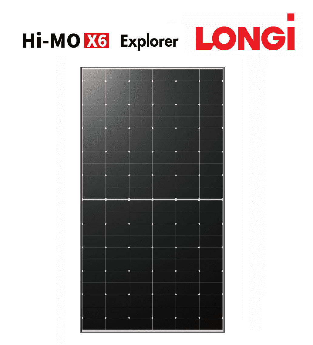 LONGi 520 Wp Black Frame Hi-MO X6 Explorer 21,9% LR5-66HTH-520M Množstvo: 31ks paleta