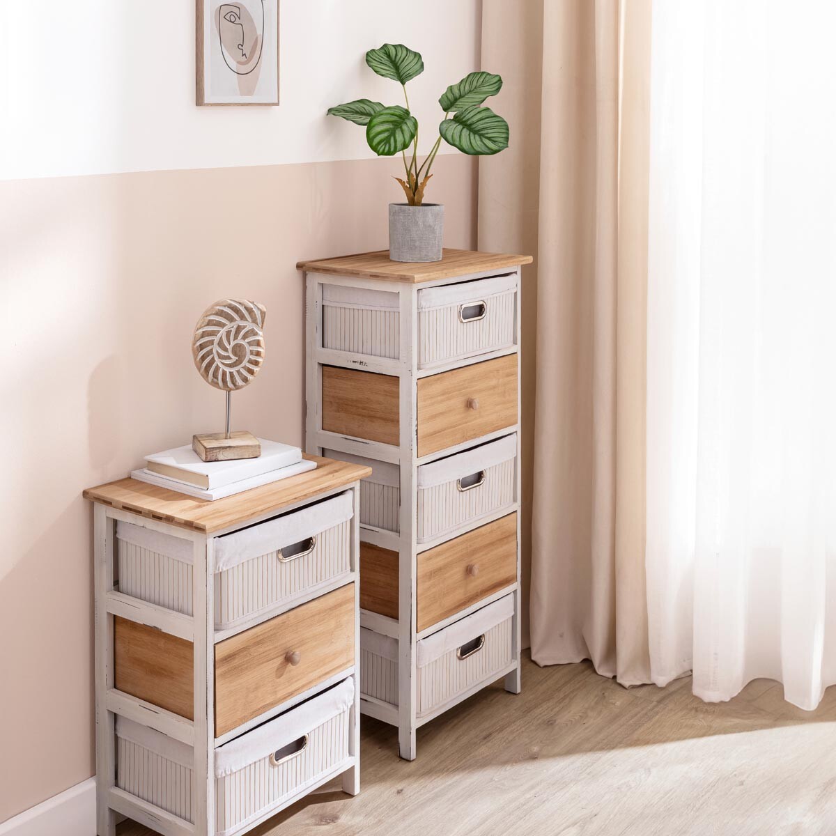 Komoda Rustiko, 5 zásuviek