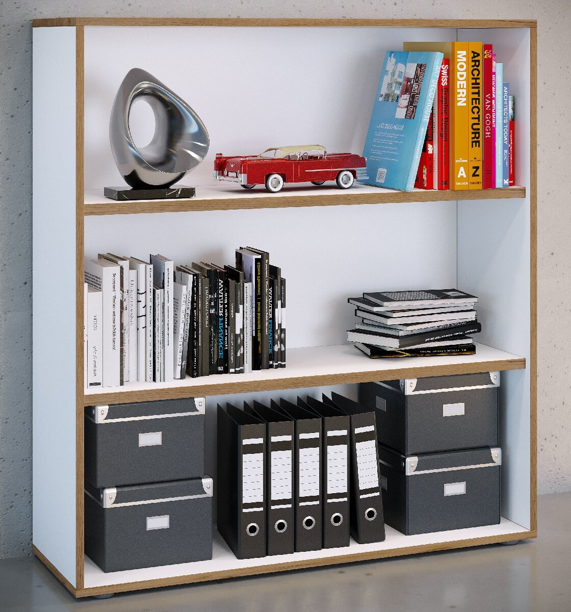 VCM 3-dielny kancelársky regál 