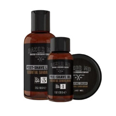 Razor MD Sandalwood Travel Shave Kit cestovná sada na holenie