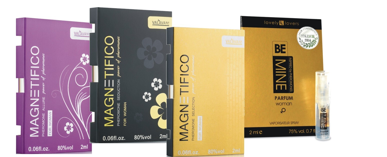 VALAVANI Vzorky parfumov s feromónmi pre ženy Magnetifico