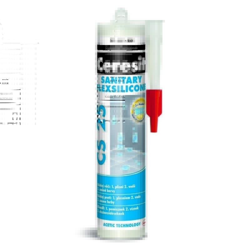 Silikón sanitárny Ceresit CS 25, 280 ml antracit