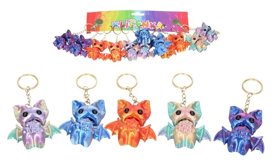 Kľúčenka 3D netopier 6cm