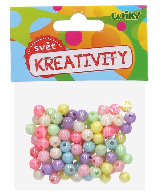 Korálky 20g farebné
