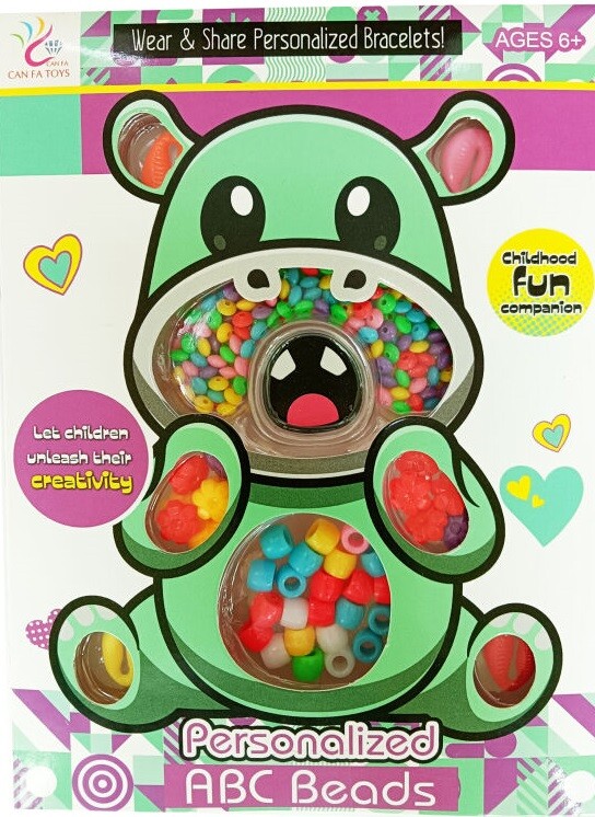 Korálky farebný set hroch