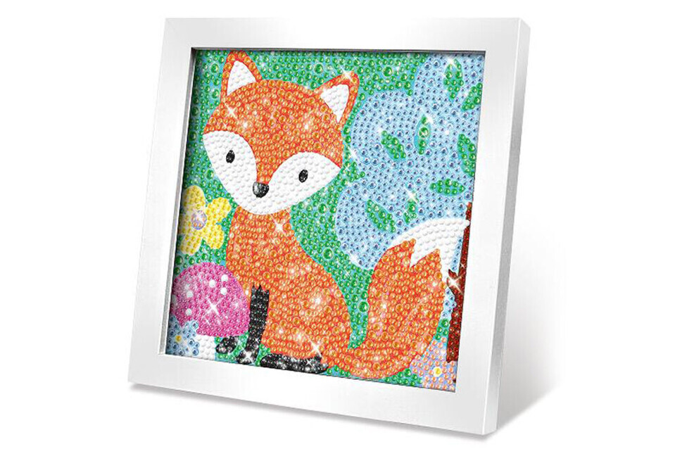 Kreatívna sada obraz z kamienkov Líška 17,5cm