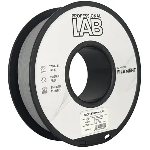PLA+ filament Professional Lab - 1 kg šedá
