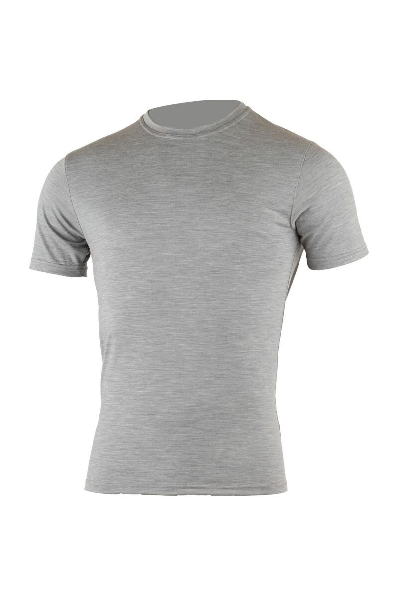 Lasting CHUAN 8484 šedé pánske vlnené merino triko Veľkosť: L 8595067882611