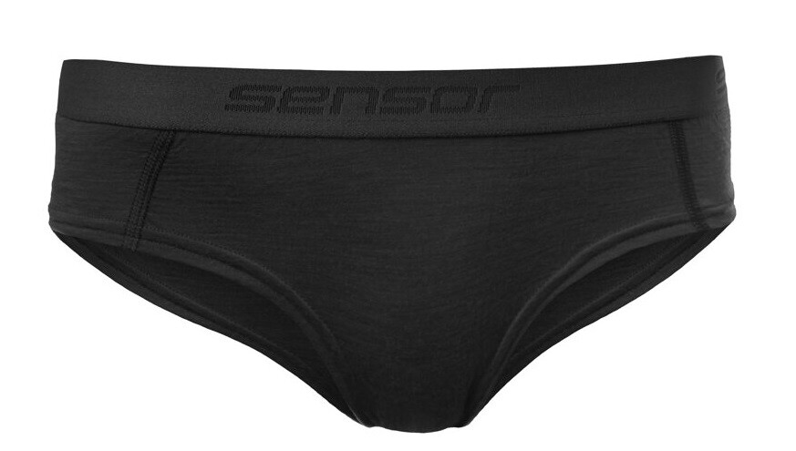 SENSOR MERINO AIR dámske nohavičky čierna Veľkosť: M 8592837094113