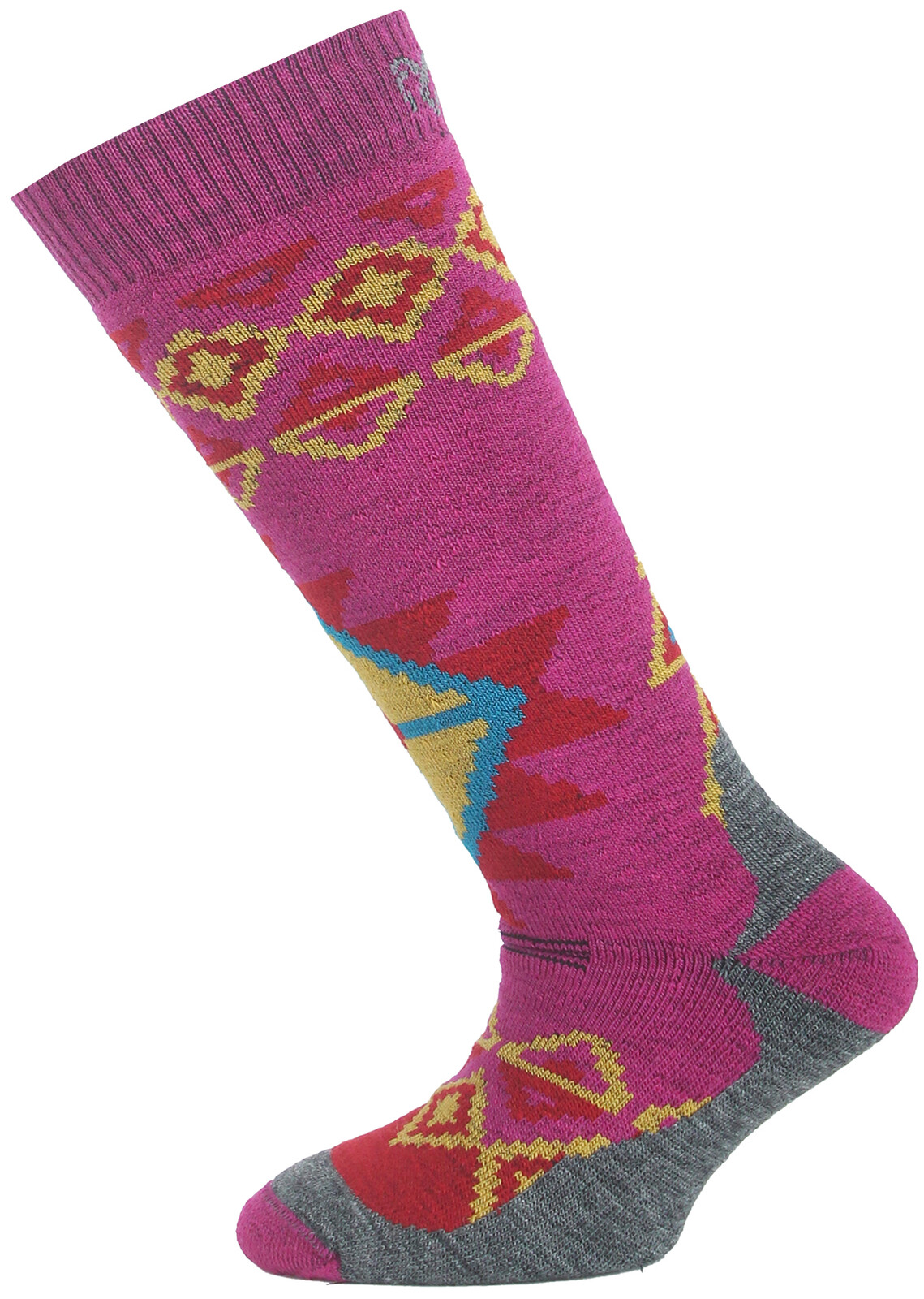 Lasting detské merino lyžiarske ponožky SKB 402 ružové Veľkosť: S 8596445237825