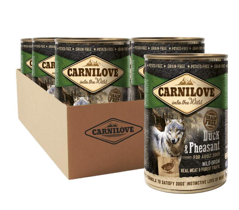 18 x Carnilove Wild Meat Duck & Pheasant 400g