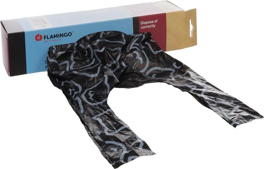 Flamingo Trish Pytle do koše černé 50 ks