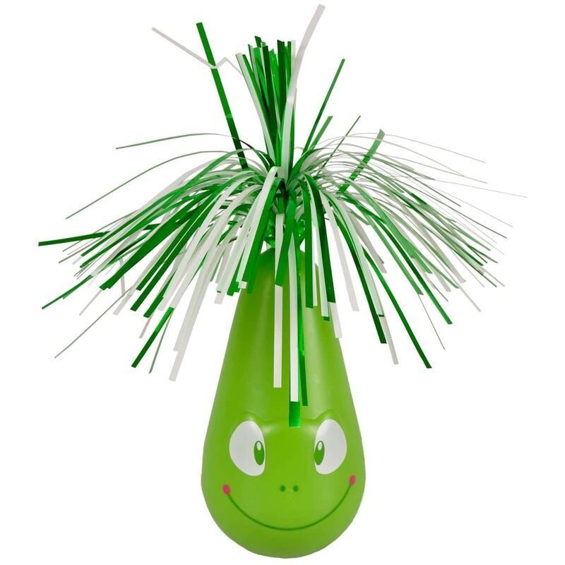 Flamingo Interaktivní hračka pro kočky houpací Crazy Frog zelená 6,5 x 20cm