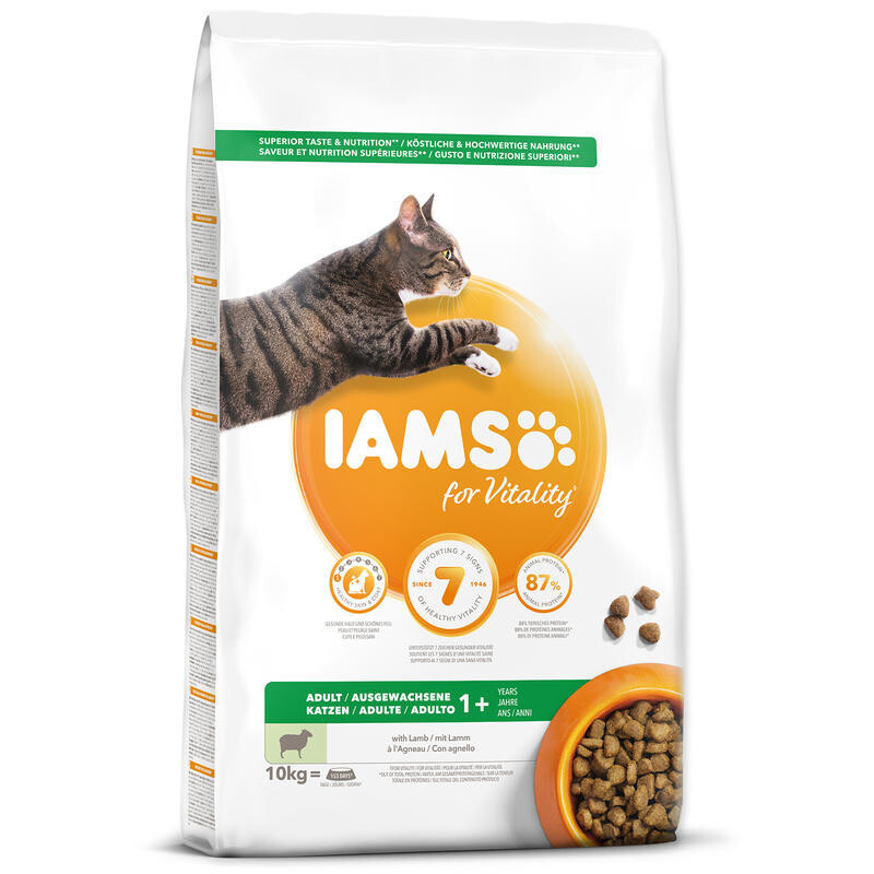 IAMS for Vitality Adult Cat Food with Lamb