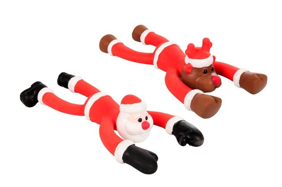 Flamingo Vánoční latexová hračka dlouhá 30cm