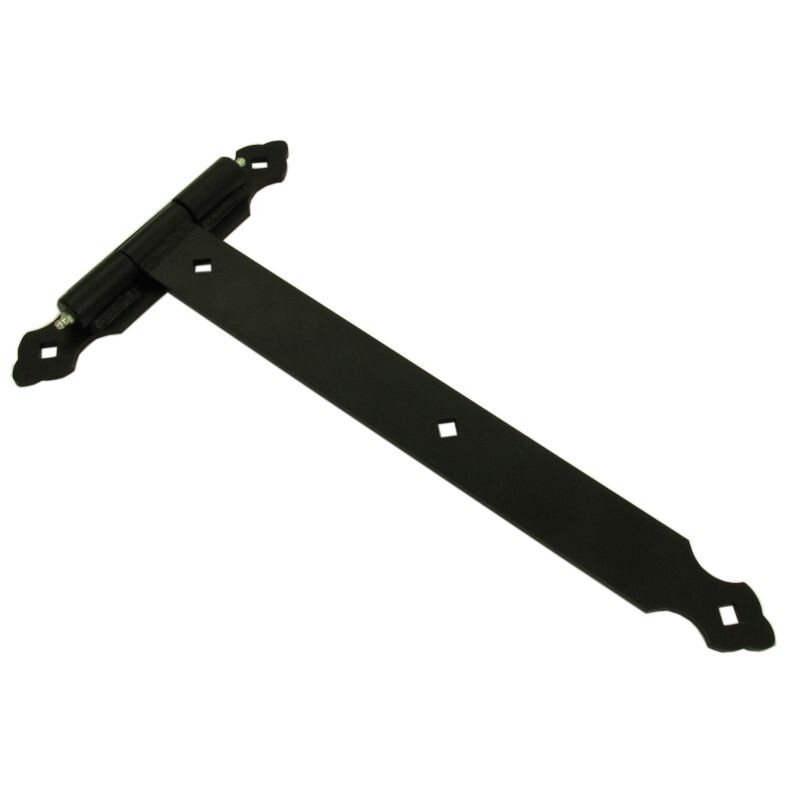 Dverový záves so závesným tŕňom a guličkou 40x4,5 cm - čierny