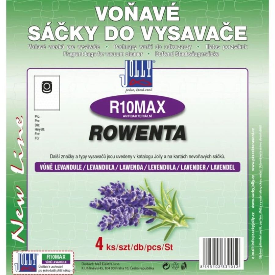 Jolly levanduľa voňavé textilné vrecká do vysávača R10 MAX 4 ks