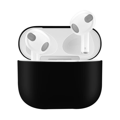 Silikónové púzdro pre Airpods 3 - Čierna