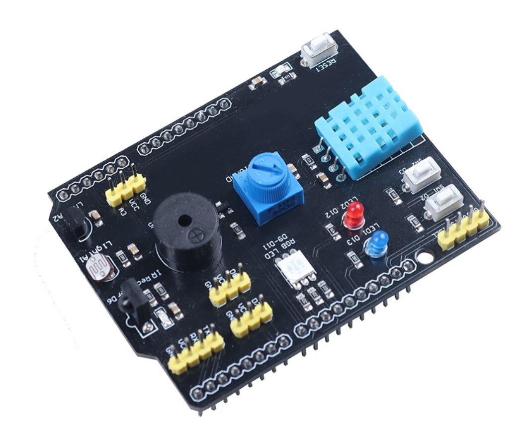 Multifunkčný výukový shield 9v1