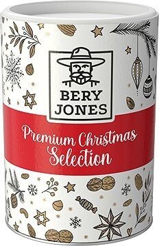 Bery Jones Vianočná zmes orechov BIO v tubuse 300 g