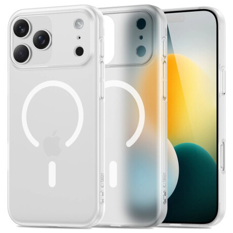 Tech-Protect MagSlim MagSafe kryt na iPhone 17 Pro Max, biely