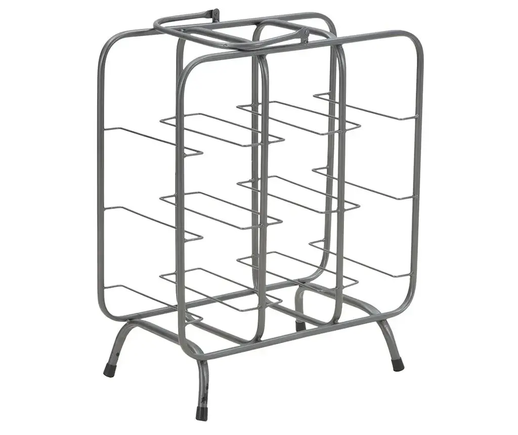 Stojan na víno Square šedý