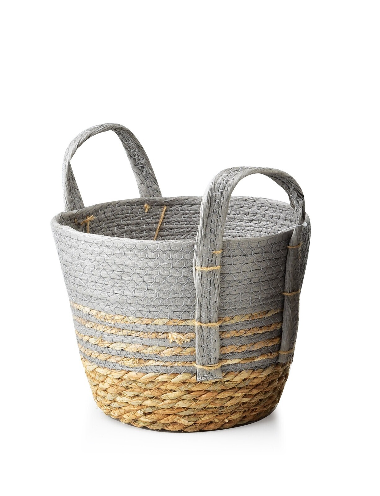 Úložný košík Bali M 23x20 cm hnědo-šedý