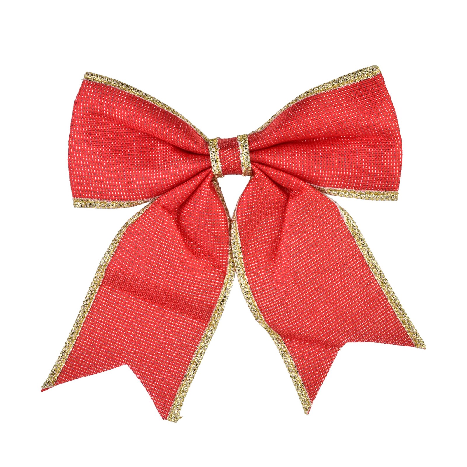 Vánoční dekorativní mašle Santa Lila 24,5x26 cm červená