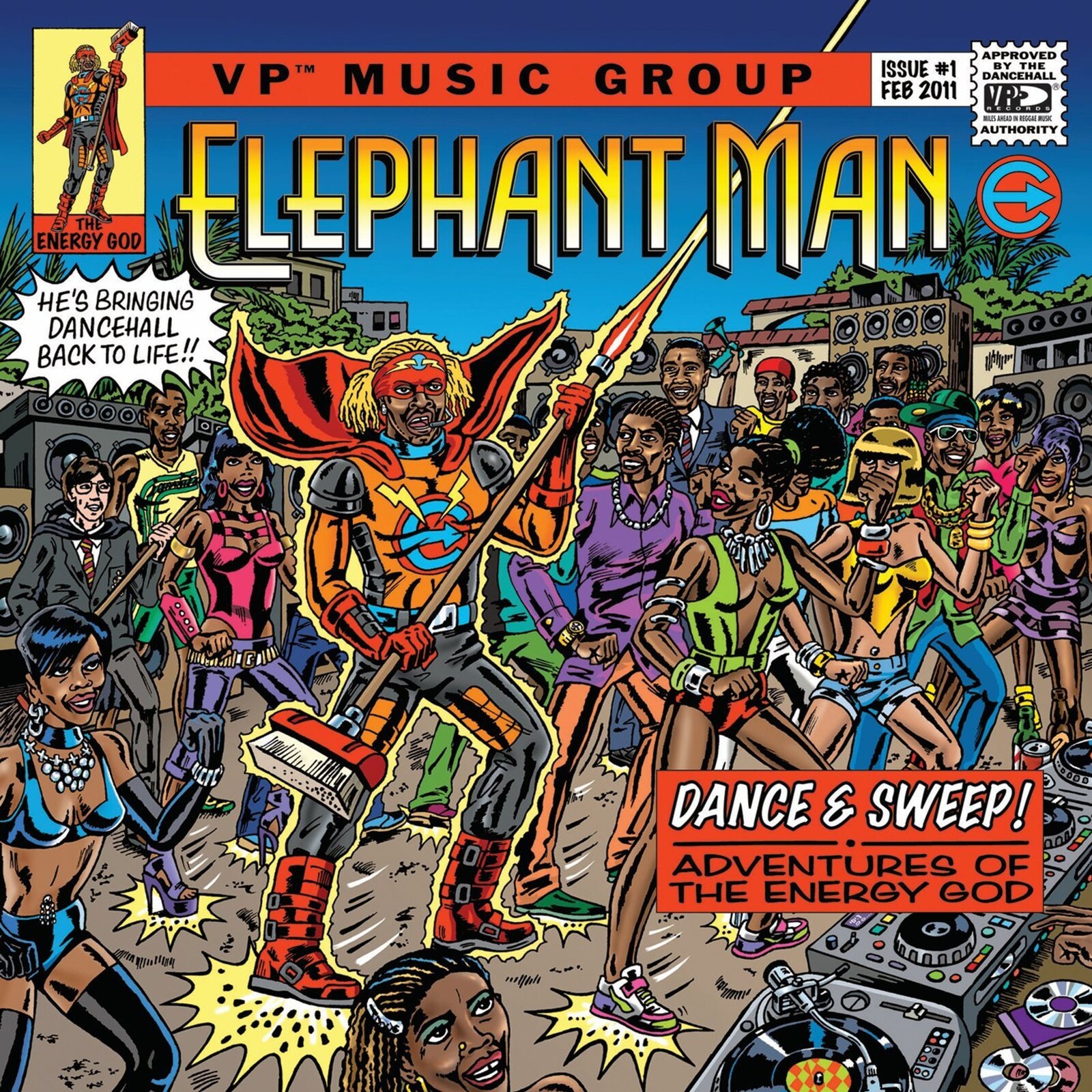 Elephant Man, Dance & Sweep! Adventures Of The Energy God, CD