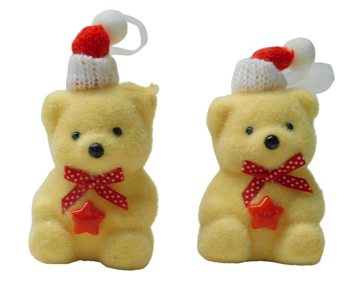 MAKRO - Medvedík vianočný dekoračný 2ks