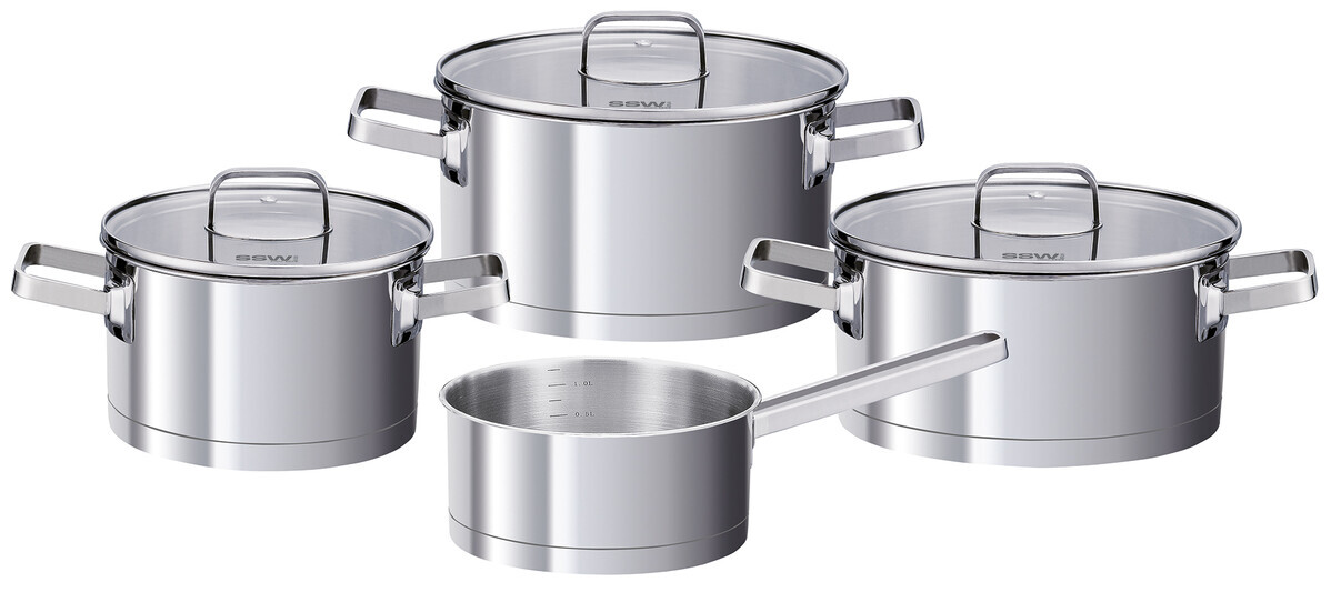 SSW - Sada hrncov 7 - dielna nerez PIAZZA