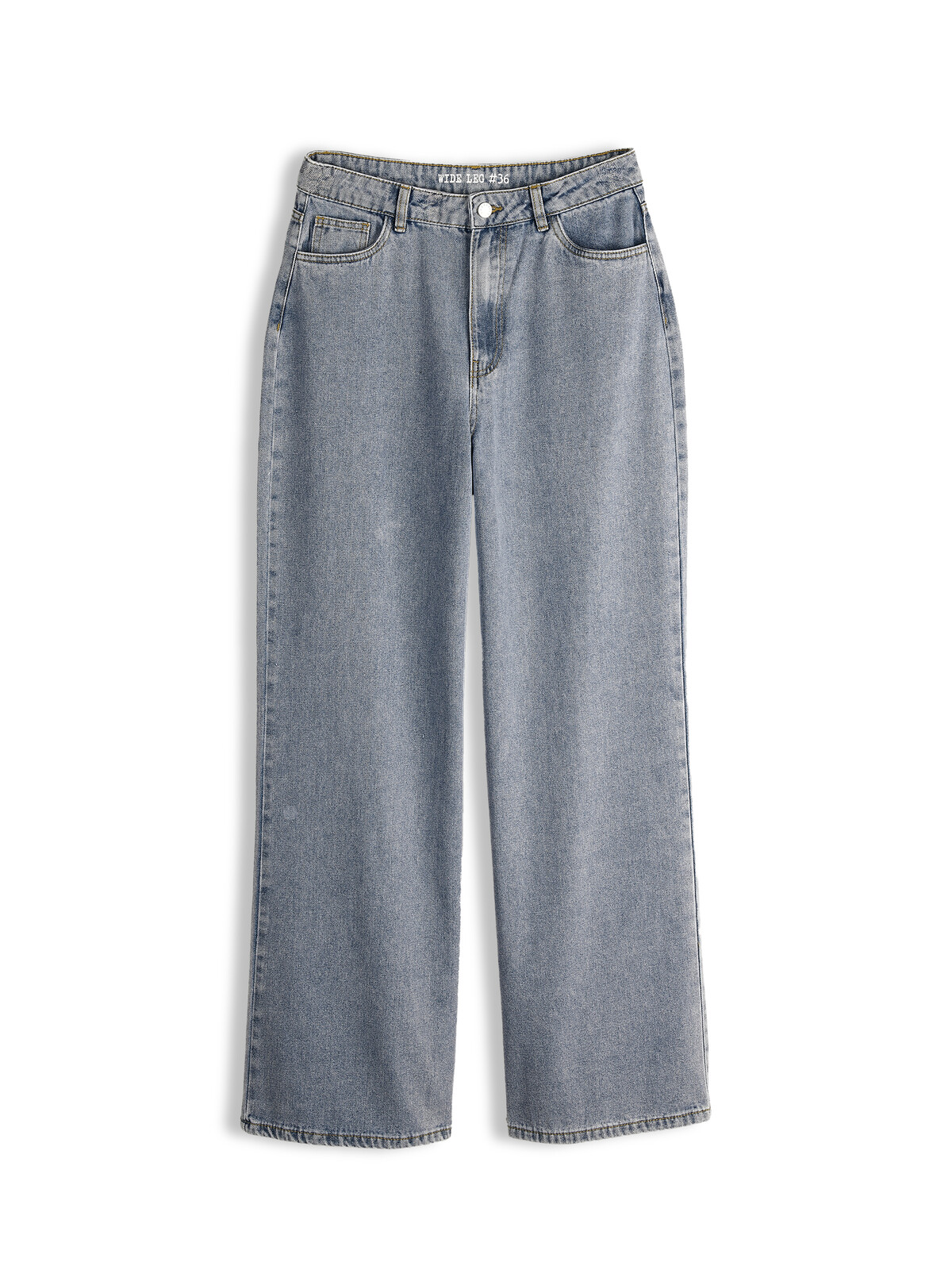 GATE Basic džínsy wide leg